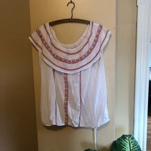Off shoulder boho top!